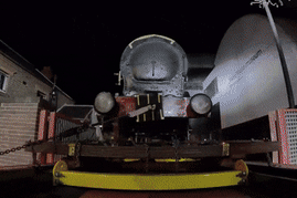 Decanting of the heritage locomotive  and some 3000 display objects from the Powerhouse Museum cost at least $7.5 million. 