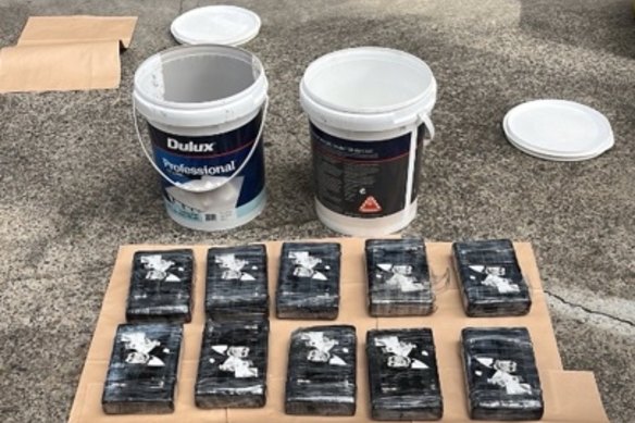 NSW Police seized 15kg of cocaine in Sydney’s inner west.
