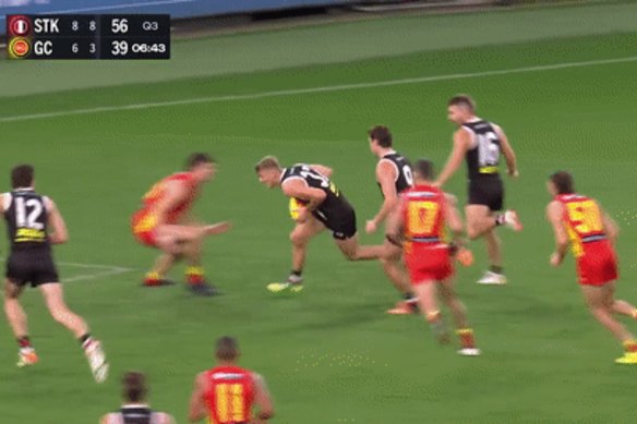 Max King on the end of a goal assist.