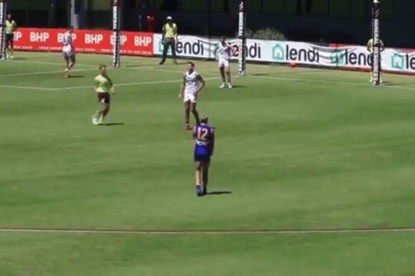 Docker Brennan Cox said he was “stiff” to be penalised for this incident.