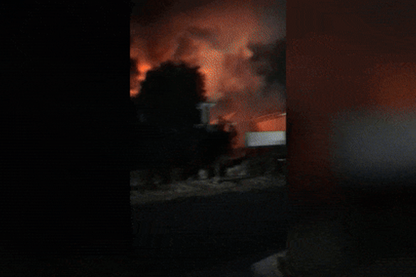The Chadstone house fire on May 21.