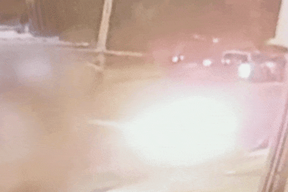 Footage of the arson attack in Dover Heights.