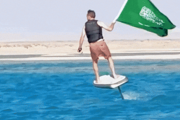 Former Liberal minister Wyatt Roy is living his best life in Saudi Arabia.