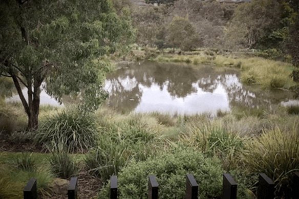 The flood seen from Rivervue: 1) On the night before the flood, the river lies way beyond the pond; 2) At 6.43am on the day of the flood; 3) At 7.08am