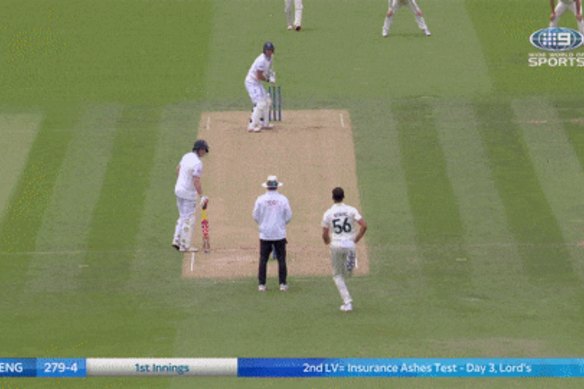 Mitchell Starc’s delivery to remove England captain Ben Stokes.