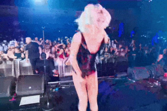 Taylor performing live earlier this year at The Forum, Melbourne.