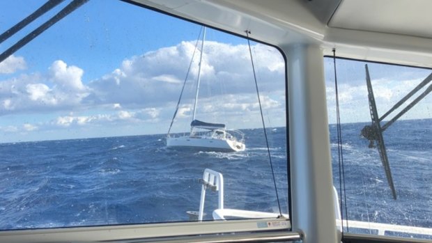 British national rescued, quarantined after yacht starts sinking off Newcastle