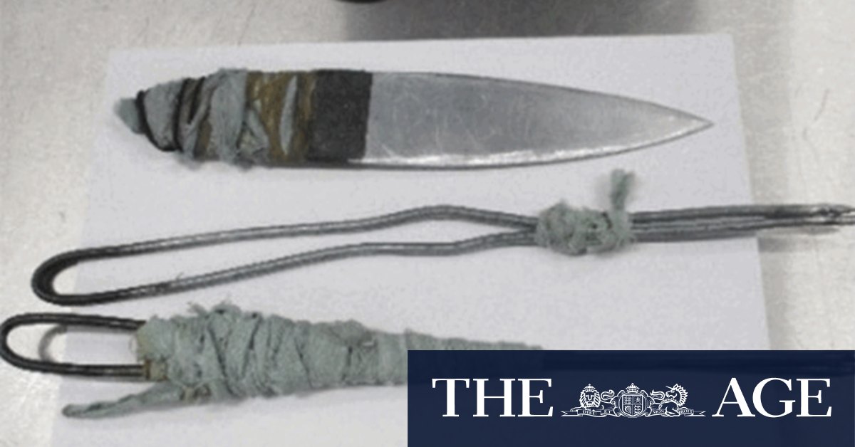 More than 2000 hand-made weapons found in Victorian prisons in past five years - Vimarsana News