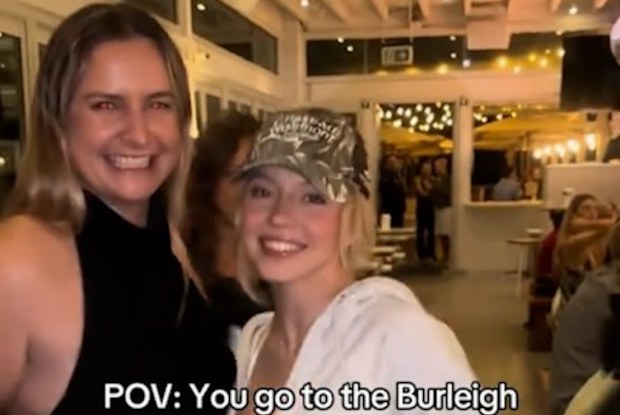 Sydney Sweeney at Burleigh Pav 