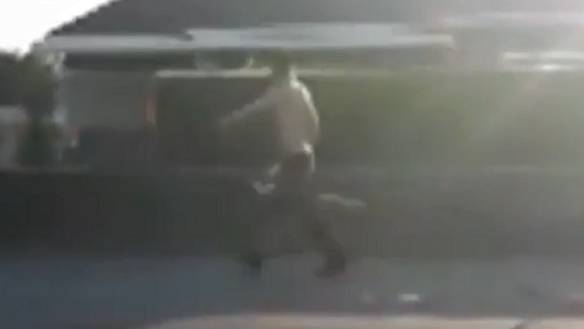 Dash cam captures terrifying moment man grabs chainsaw in road rage brawl