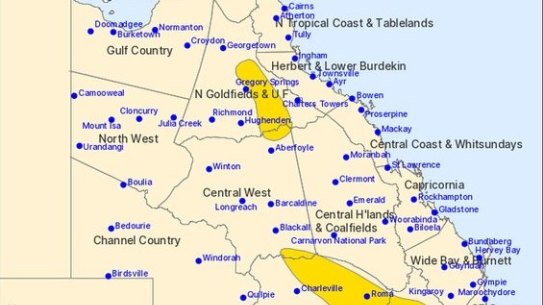 Parts of Qld could be hit by storms on Christmas Day and into the week.