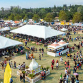 The Gilroy Garlic Festival in San Jose, California. 