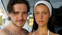 Brooklyn and his wife Nicola are pictured. 