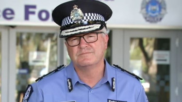 WA Police Commissioner Chris Dawson.