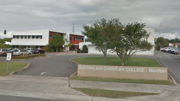 Australian Christian College - Moreton where six children were hit by a car on Wednesday afternoon.