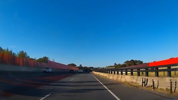 Two teenagers are in police custody after a high-speed joyride on the wrong side of Melbourne freeways sparked more than 60 emergency calls from the public.