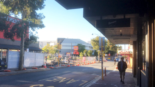 Beaufort Street has been bereft of foot traffic for some time, compounded by Water Corp works in the area.