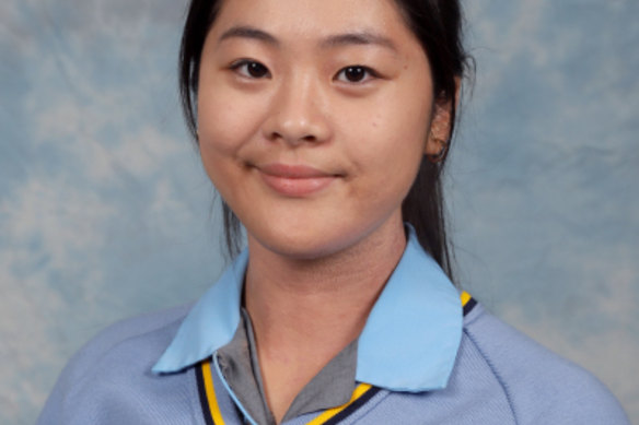 St Catherine’ School dux Christina Wu