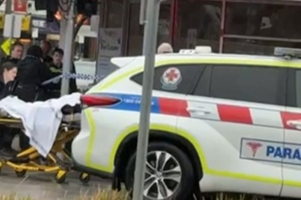 A man has been taken to hospital in a critical condition, following a bashing at a shopping strip in Melbourne’s west.