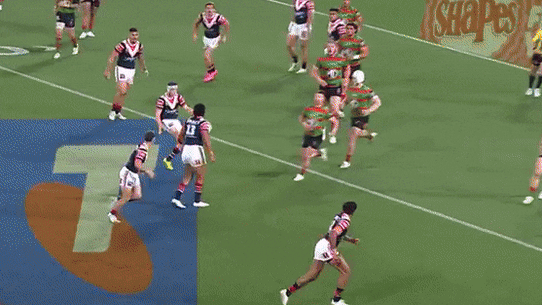 Mark Nawaqanitawase’s stunning debut NRL try.