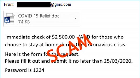 Cybersecurity experts say the coronavirus outbreak has led to an increase in opportunistic attacks by cybercriminals.