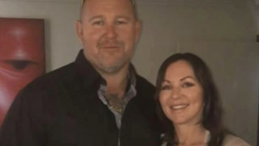 Nick Martin and his wife. 