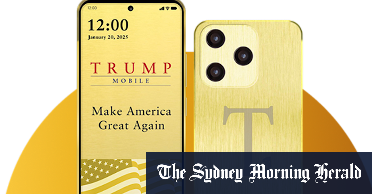 Trump family unveils gold ‘Made in America’ phone, mobile service