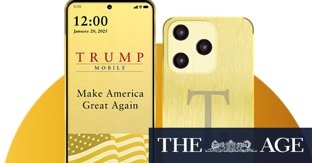Trump family unveils gold ‘Made in America’ phone, mobile service