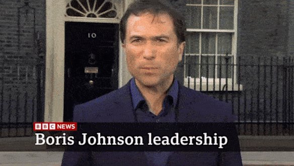 This BBC News presenter was caught off guard with his feet up when the news channel inadvertently cut to the studio.