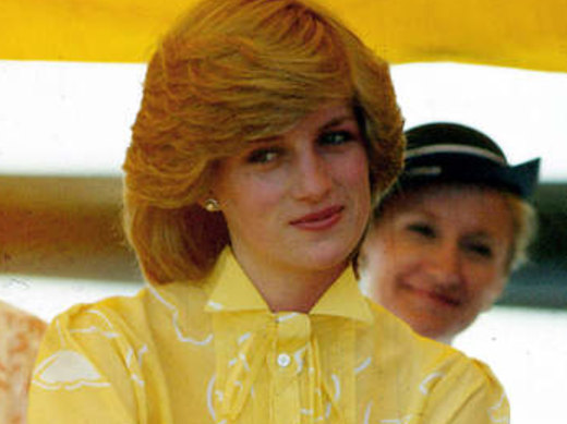 Princess Diana in Alice Springs during a royal tour of Australia in 1983.