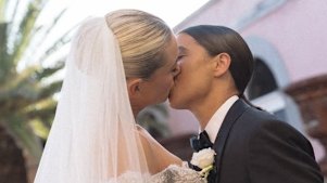 Sam Kerr and Kristie Mewis married at a grand villa in Swan Valley on New Year’s Eve.