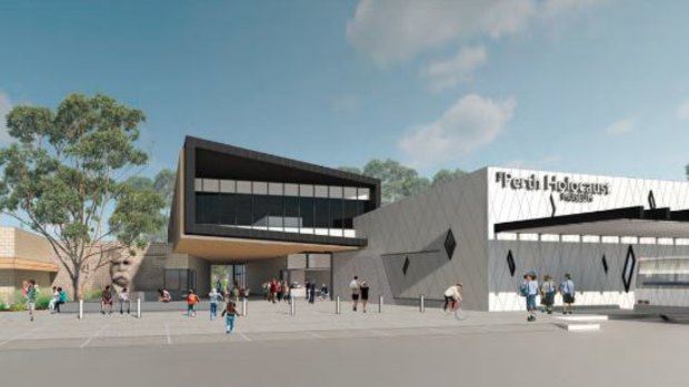 Artist's impression of the proposed Perth Holocaust Museum. 