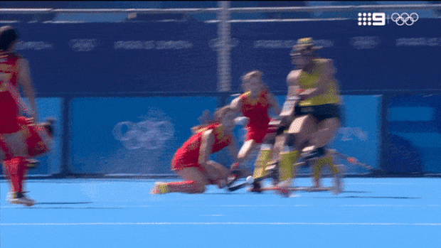 A controversial goal has sent the Hockeyroos home from the Olympics. 
