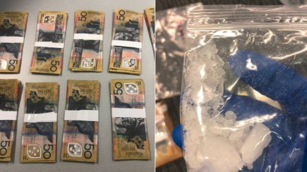 A Gold Coast man has been charged after a raid found thousands of dollars worth of ice and counterfeit cash.