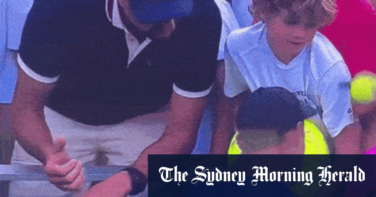 Millionaire CEO faces backlash for snatching tennis star’s cap from child
