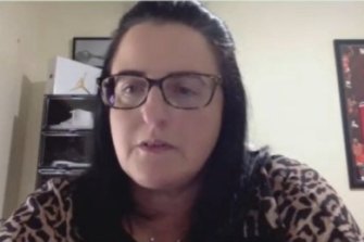 Electoral officer Kirsten Psaila before IBACâs Operation Watts public examination on Wednesday.