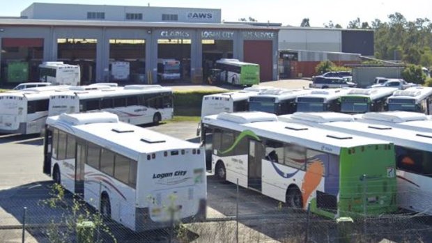 The Clarks Logan City Bus Service depot.