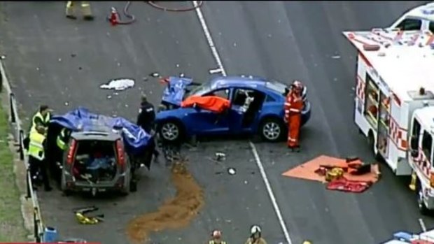 Two people are dead after a head-on collision in Bulla near Melbourne airport.