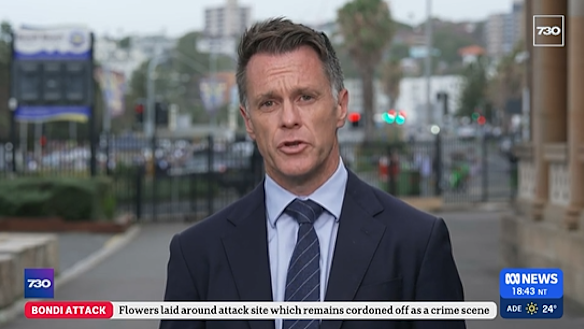 NSW Premier Chris Minns spoke to ABC’s 7.30 from Bondi.