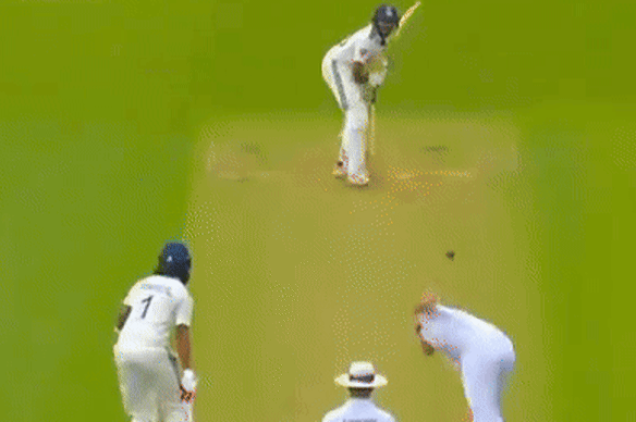 Josh Tongue sprayed his first over for England everywhere in the fifth Test against India.