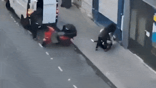 The brazen attempted kidnapping in Paris.