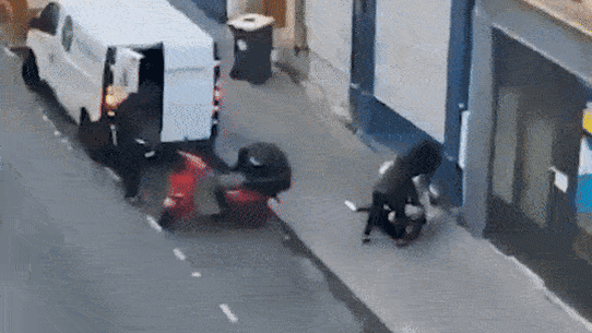 The brazen attempted kidnapping in Paris. 
