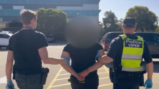 Police arrest a 25-year-old man accused of directing a series of suspicious fires across Melbourne on Tuesday.