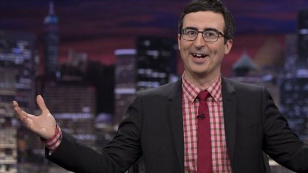 John Oliver has critiqued Trump's policies - and mocked his hair, his fingers and the original spelling of his surname.