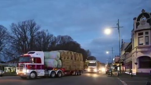 The Need for Feed convey arrives in Camperdown.