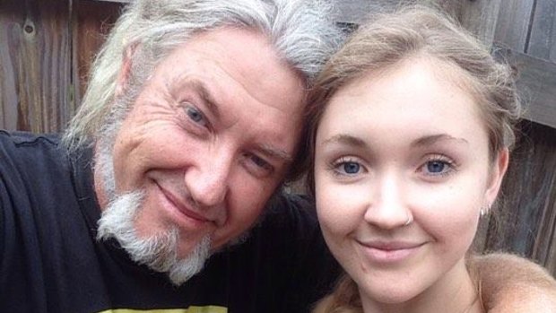 Toyah Cordingley with her father Troy.