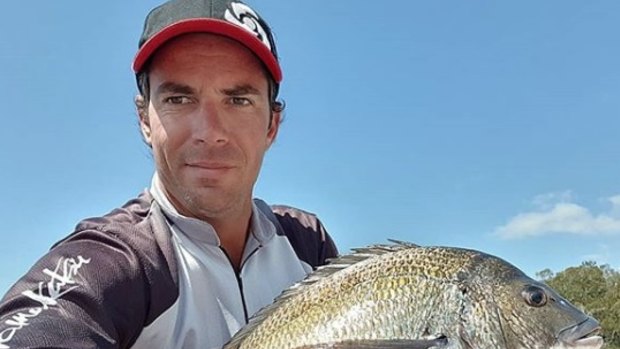 One-punch attack victim Liam McNeilly doing what he loves - fishing.