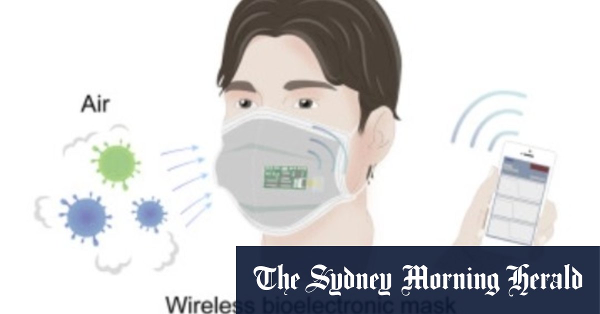 Chinese scientists develop mask that detects COVID in the air – Sydney Morning Herald