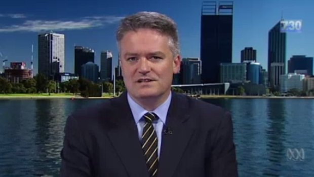 Finance Minister Matthias Cormann was quick to rule out splitting the government's package.