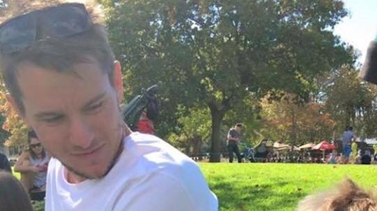 Billy Soltesz with his son Bowie. Billy, a carpenter from Barwon Heads, died in 2016 aged 26 of a brain tumour.